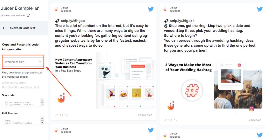 Embed Twitter Feed on Your Website [Full Guide] - Juicer Social