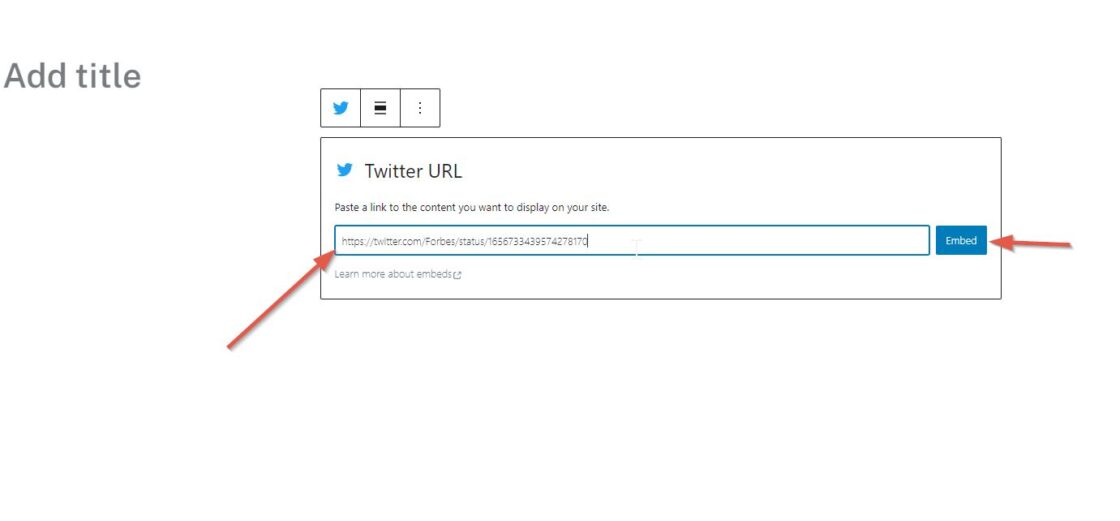 Add Twitter Feed to WordPress Website without Any Tool Step 3.2