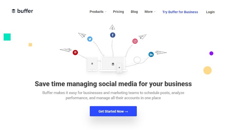 Buffer- Social Media Scheduling and Management for nonprofits