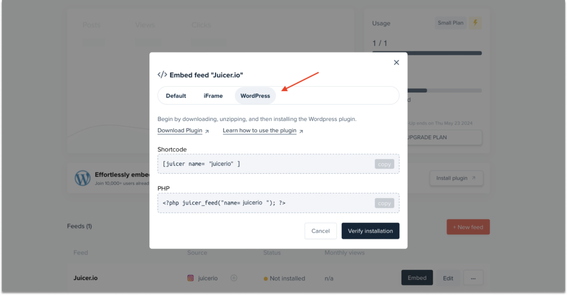 Embed Facebook Feed in WordPress Step 7