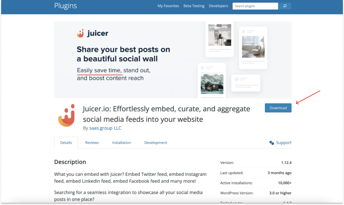 Embed LinkedIn Feed into Your WordPress Website using Widget Step 4