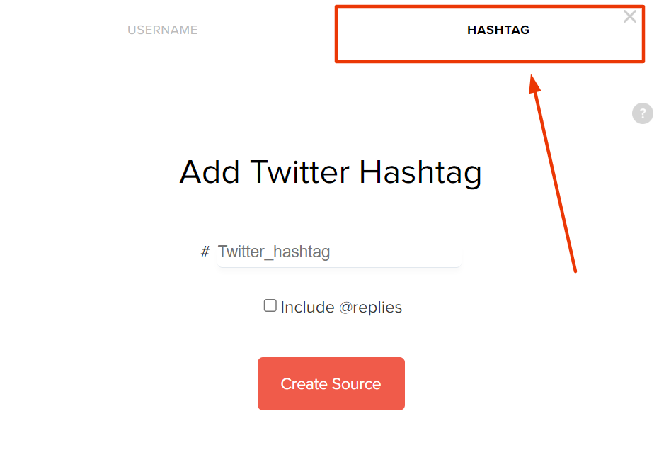 Embed twitter hashtag feed with Juicer step 2