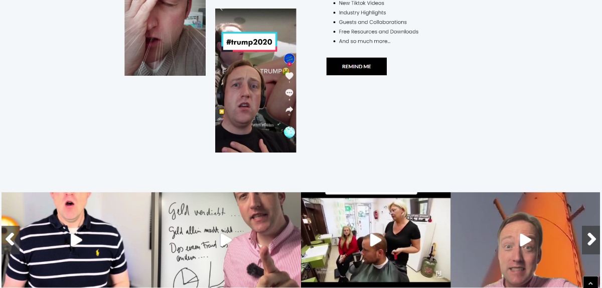 Finance Influencer Robin Kiera TikTok Feed Embed Example