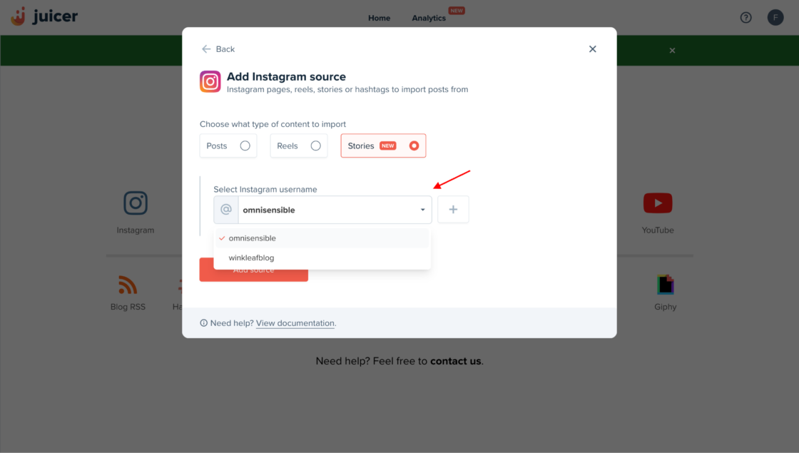 How to Embed Instagram Stories step 6