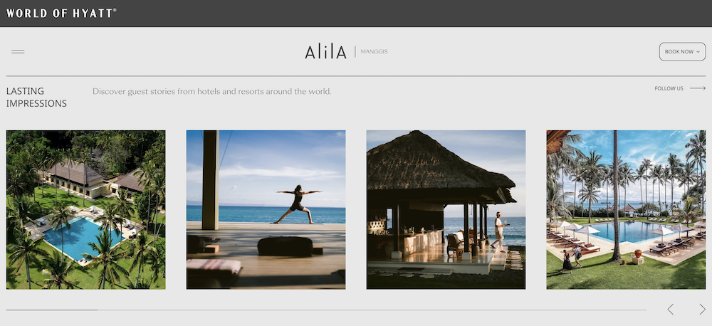 Hotel social wall