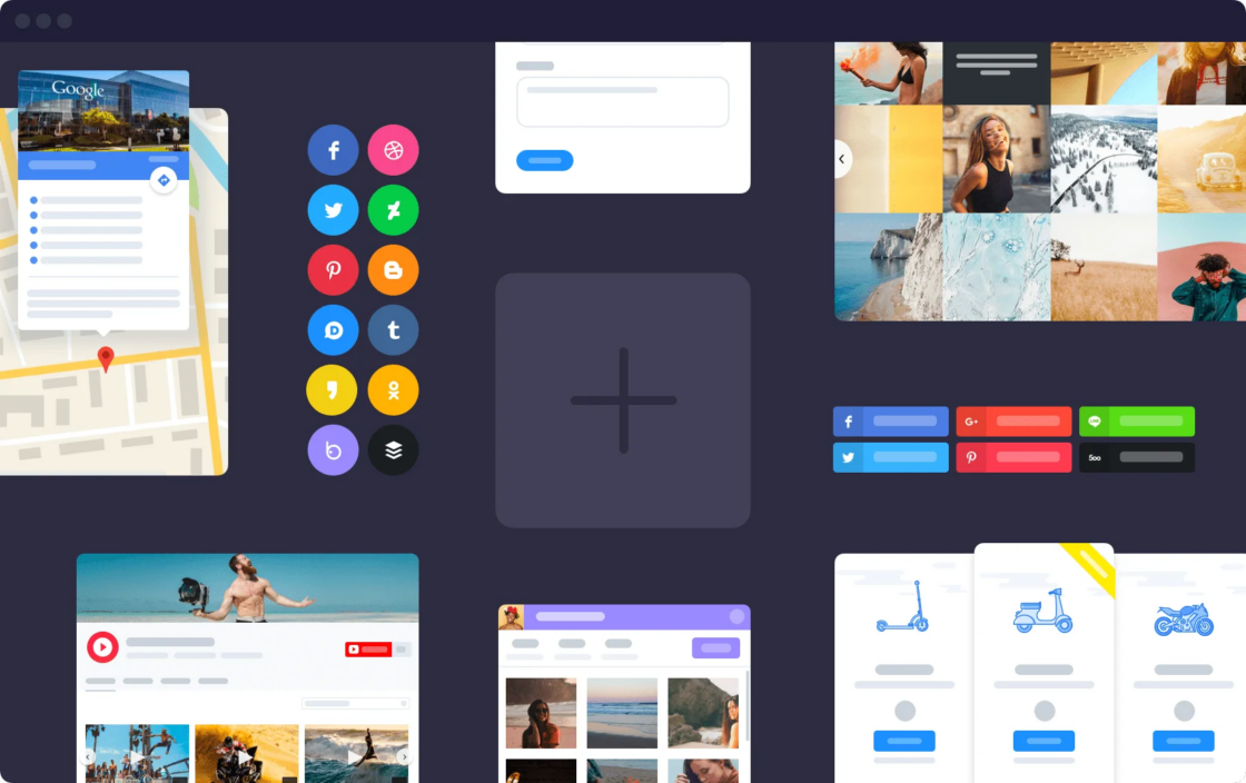 Social Wall Plugins for HTML Websites- Elfsight