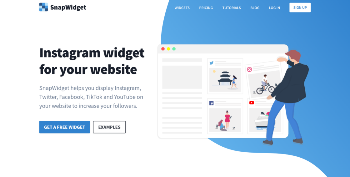 Social Wall Plugins for HTML Websites- Snapwidget