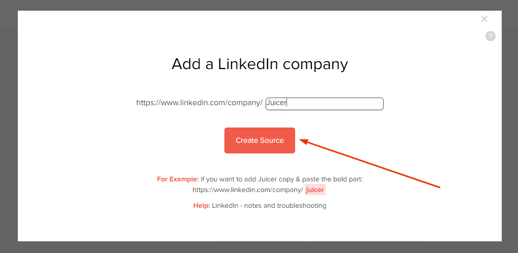 embed LinkedIn company feed on WordPress Step 5