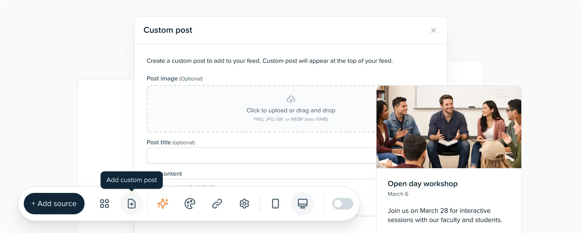 Custom Posts for Social Media Feeds | Juicer