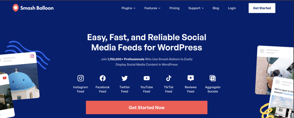 Smash Balloon Social Photo Feed plugin