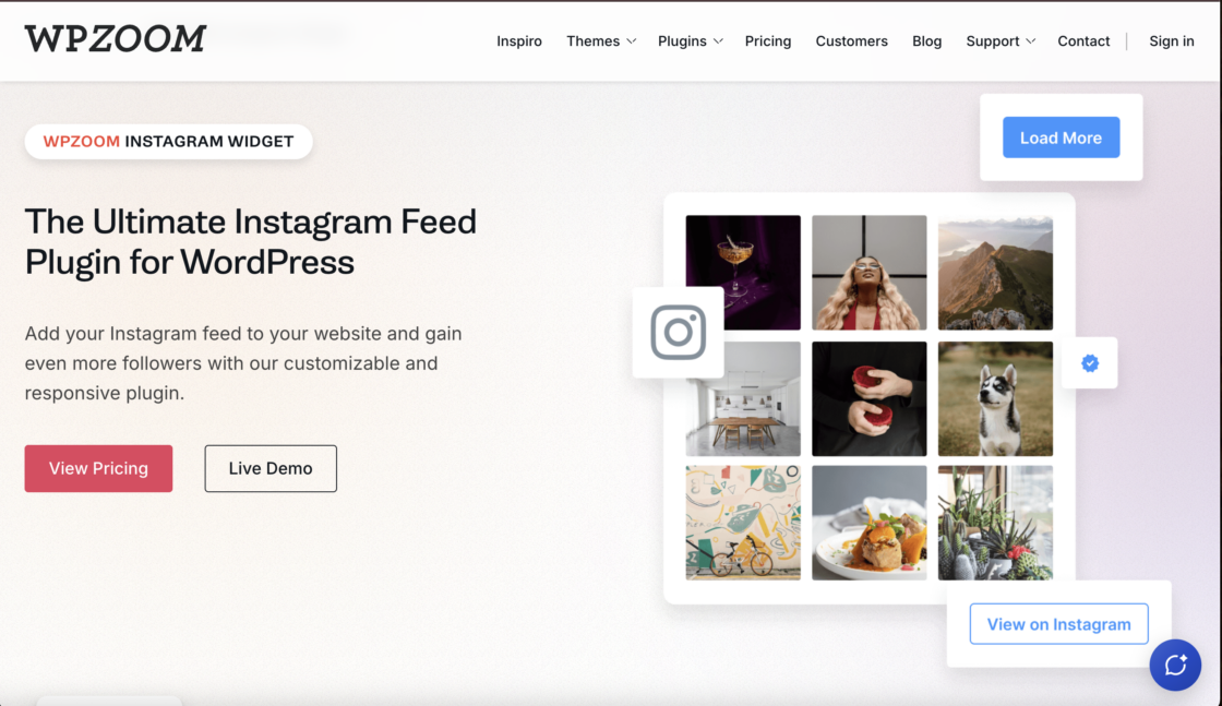 WPZOOM Social Feed Widget and Block plugin