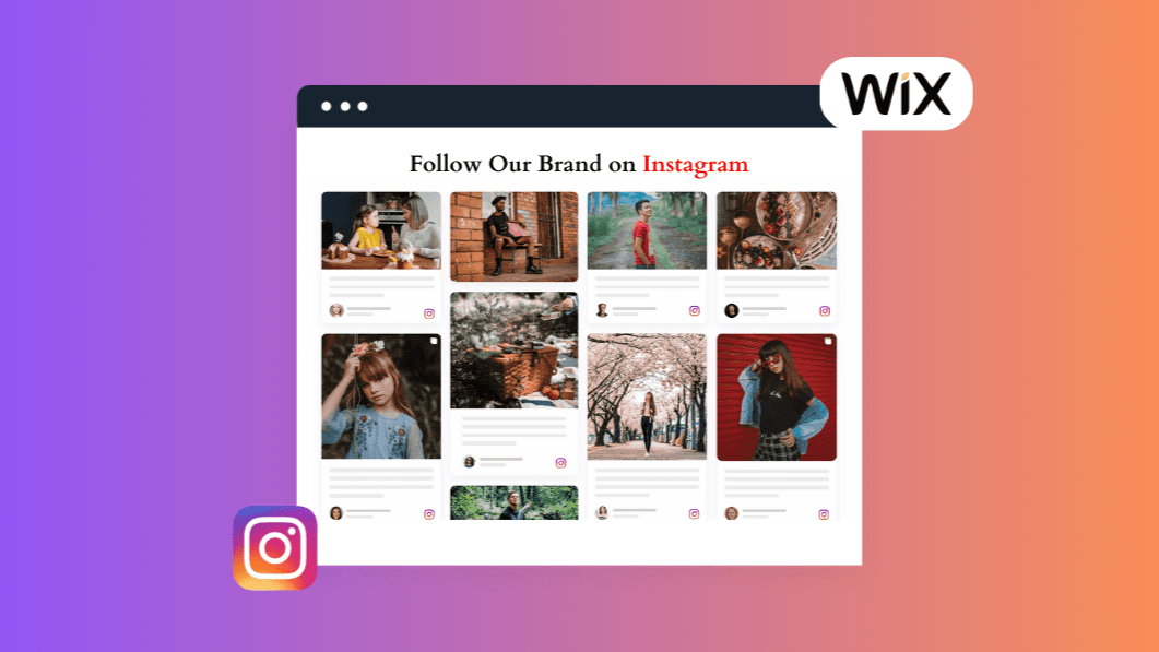 Adding the Wix Instagram Feed app from the App Market
